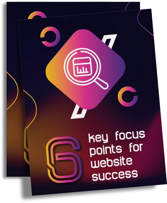 Cover mockup of "6 Key Focus Points For Website Success"